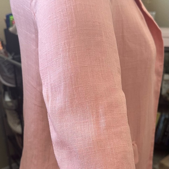 ANRABESS Pink Open Front Blazer Jacket Women’s SM Lightweight - Picture 4 of 6